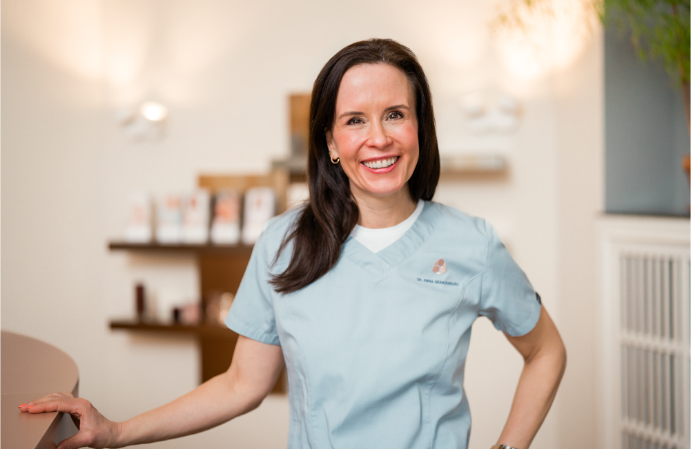 Team der Hautärztinnen Dr. Anna Brandenburg in Hamburg – Dermatologische Privatpraxis für Hautgesundheit und Ästhetik.
